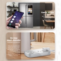 Regleta de Enchufes Eléctrica LDNIO SCW3451 con Puertos USB, Enchufe Universal para Reino Unido, UE y EE. UU., Regleta Eléctrica Inteligente WIFI