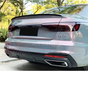 สำหรับ Audi A4L 2020 ชุดแต่งกันชนหลัง ลิปสปลิตเตอร์ ดิฟฟิวเซอร์ ชุดแต่งตัวถังรถยนต์ ฝาครอบป้องกันกันชน อุปกรณ์ตกแต่งรถยนต์ - Product Image 3