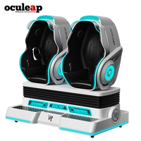 Machine de jeu VR 2026 Nouveauté : Simulateur de montagnes russes à mouvement 3D 5D 7D 9D pour 2 joueurs, équipement VR/AR/MR de réalité virtuelle