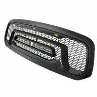 LUMA Accessories Truck Parts Grille de pare-chocs de voiture en plastique ABS noir de remplacement pour Dodge Ram 2013-2018 1500
