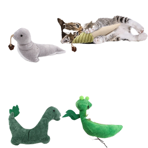 Cross-Border Cute Cat Toy Collection New Self-Hi Mint Plush Cat Toy para mascotas Llaveros - Product Image 3