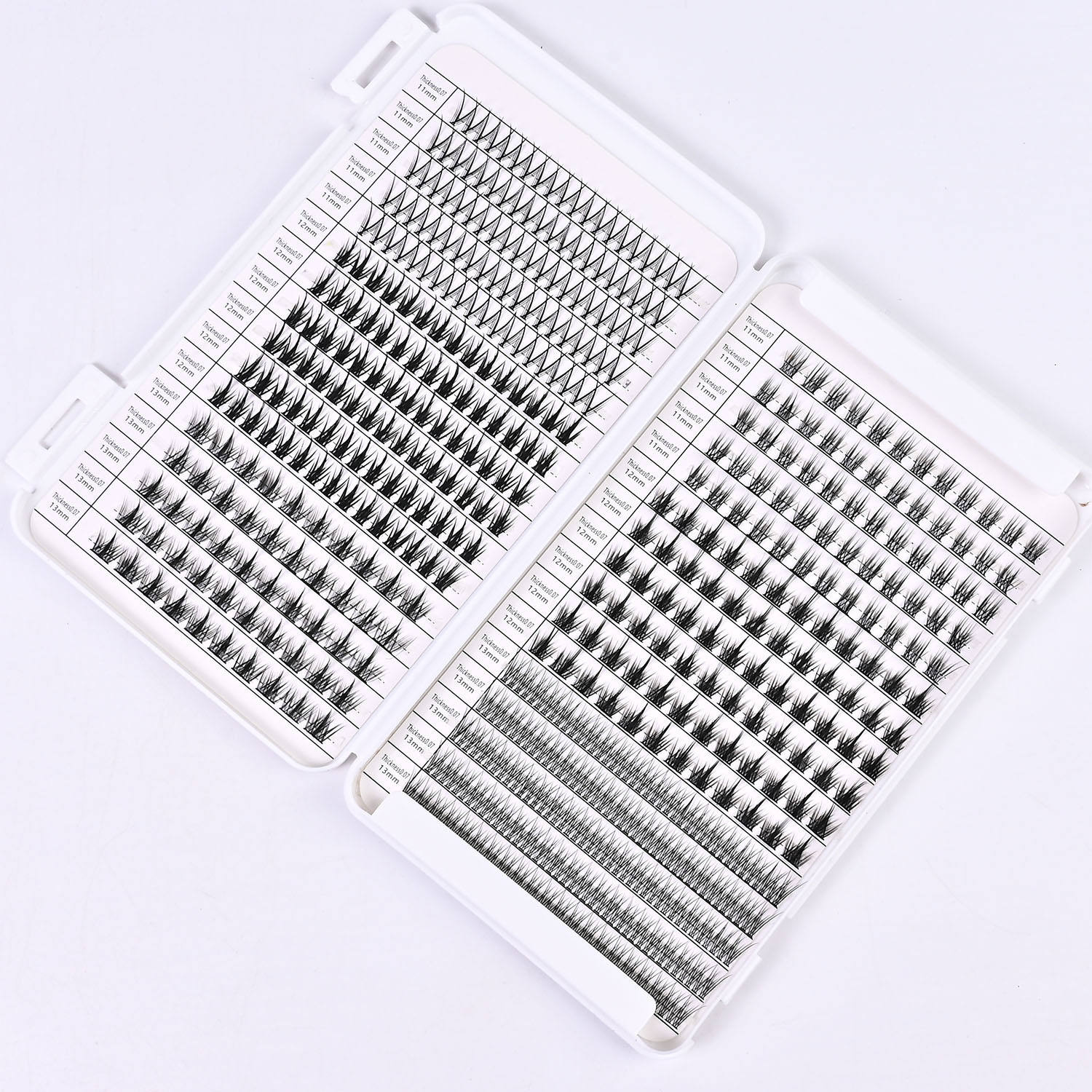 C mixed style eyelash book