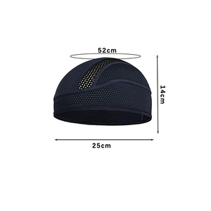 Erkek ve kadın soğutma Mesh kafatası kap kask astar konfor spor ve balıkçılık için kask altında çalışan bisiklet şapka - Product Image 4