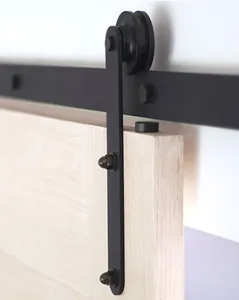 Puertas <span class=keywords><strong>de</strong></span> Granero hardware conjuntos con rodillo <span class=keywords><strong>de</strong></span> Camino para guía <span class=keywords><strong>de</strong></span> piso <span class=keywords><strong>de</strong></span> pared <span class=keywords><strong>de</strong></span> montaje anti-saltar disco - Product Image 1