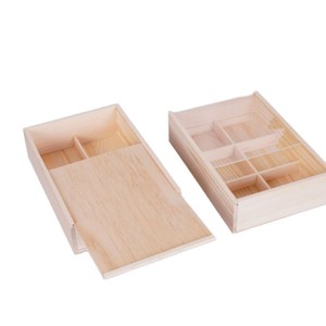 Caja rectangular de madera para pastel de luna, hecha a mano, de pino, para regalo del Festival del Medio Otoño - Product Image 5