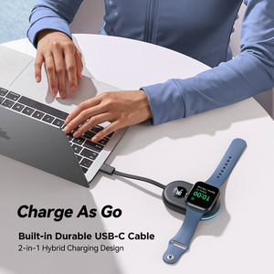 <span class=keywords><strong>JOYROOM</strong></span> Portable Mini 2500mAh <span class=keywords><strong>Cargador</strong></span> de pantalla digital de carga magnética inalámbrica para reloj IP - Product Image 4