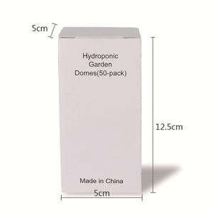 DD2313 Reemplazo 50PCS Tapa de cubiertas de plantas para tapas de domo de cultivo hidropónico Compatible con domos de cultivo transparentes <span class=keywords><strong>AeroGarden</strong></span> - Product Image 4