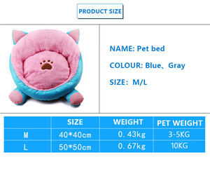 Cama cálida para perro pequeño con orejas, fabricante al por mayor - Product Image 4