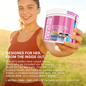 Poudre de créatine monohydrate pour femmes avec inositol, biotine et <span class=keywords><strong>collagène</strong></span> pour compléments alimentaires - Product Image 6