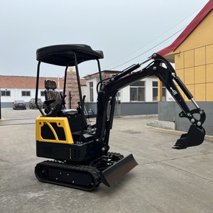 Livraison gratuite 1 tonne excavatrice de haute qualité WK15 pilote hydraulique 1.5 tonnes mini excavatrice avec moteur refroidi à l'eau - Product Image 2