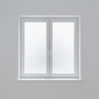 Las ventanas abatibles modernas de PVC con doble acristalamiento y las ventanas abatibles de acero y plástico son populares