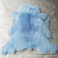 Fourrure australienne colorée grands cheveux en cuir fin couleur tête de lion en peau de mouton entière danse lion Dragon lion cheveux décoratifs