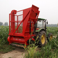Moissonneuse-broyeuse de maïs à ensilage indépendante pour tracteurs