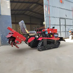 Multifunctional Potato Planting Machine Ploughing Machine Agricultural Garden Cultivators Diesel Rotary Tiller Cultivator