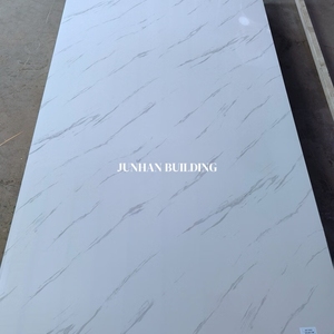Plaque <span class=keywords><strong>PVC</strong></span> UV Effet Marbre Écologique, Imperméable, Ignifuge, Design Moderne pour Décoration Murale de Hall et Chambre - Product Image 3