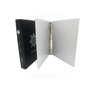 Custom PVC <span class=keywords><strong>A4</strong></span> formato 3 raccoglitore ad anello da 2.5 pollici professionale anello rotondo eco-friendly ROHS certificata UV stile classico stampa - Product Image 2
