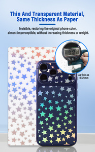 Film autocollant durable et longue durée <span class=keywords><strong>pour</strong></span> coque arrière de <span class=keywords><strong>smartphone</strong></span>, matériau <span class=keywords><strong>pour</strong></span> machine de découpe de films de protection <span class=keywords><strong>pour</strong></span> téléphone portable - Product Image 4