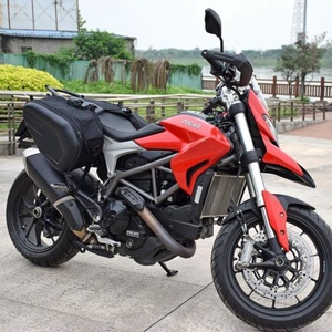 Sacoche de jambe pour moto avec alarme, sacoches latérales pour moto, sacs doubles pour casques, sacs de voyage multifonctionnels pour cyclisme - Product Image 4