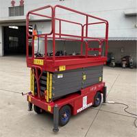 Ascenseur sûr et fiable de ciseaux de double de plate-forme de travail aérien avec la capacité de charge 500kg hauteur de travail de 9m