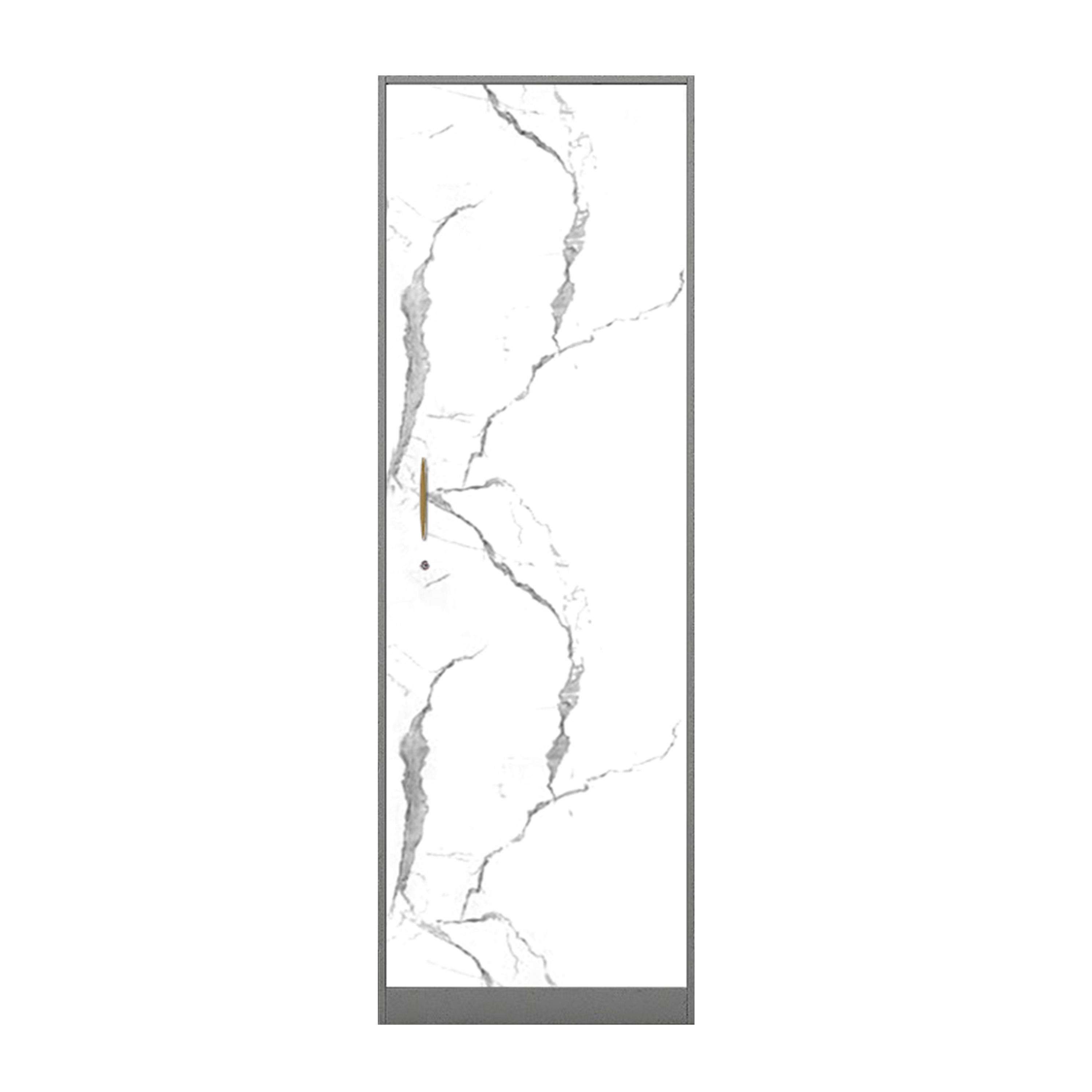 gray with a white set