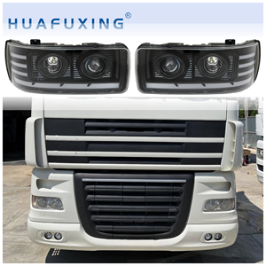 Ensemble de phares LED complets dernière génération pour camions <span class=keywords><strong>DAF</strong></span> XF105 XF95 CF85 CF75 CF65 LF, phare à double projecteur OE 1743685 1699301 - Product Image 3
