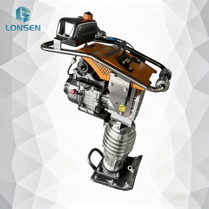 Apisonadora RM80 con Motor de Gasolina, Estructura Metálica, para Construcción de Carreteras, Alta Eficiencia, Fácil Transporte, Compactación In Situ - Product Image 2