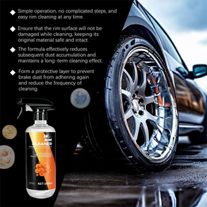 <span class=keywords><strong>Spray</strong></span> Detergente per Cerchioni e Pneumatici, Rimuovi Ruggine, Polvere dei Freni, Ossidazione, Schiuma Liquida per Lega e Alluminio, Prodotto OEM per la Cura dell'Auto - Product Image 4