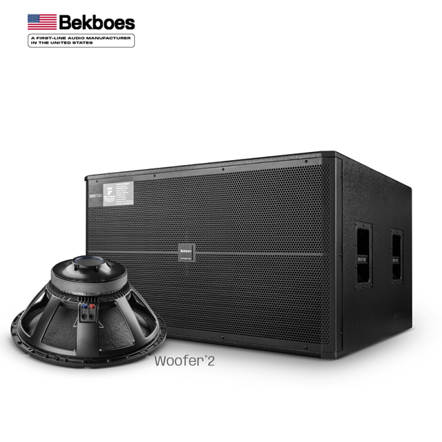 Bekboes SRX728S New Product High-power Dual 18-inch Woofer Subwoofer Passive Speaker