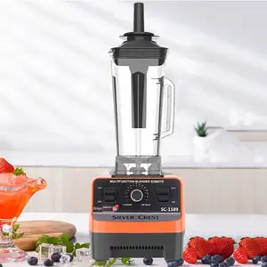 blender 1.5l, crushing professional ice silent sound proof enclosure 2300w/