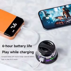 New Style G200 Magnetic Mini <b>Speaker</b> Multifunctional Portable Wireless <b>Speaker</b> Pairing <b>USB</b>-C Charge High Definition Sound - Product Image 3