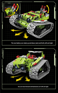 <span class=keywords><strong>Robot</strong></span> programmable 5 en 1 en plastique ABS, modèle éducatif, jouet de construction robotique télécommandé par application avec plus de 705 pièces pour les enfants de 7 à 14 ans - Product Image 3