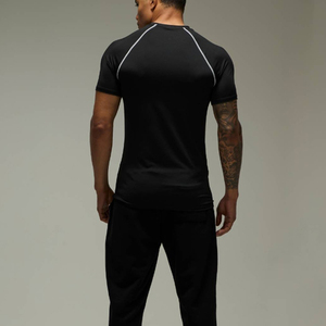 T-shirt Sportiva da <span class=keywords><strong>Uomo</strong></span> Personalizzata all'Ingrosso, Elastica e ad Asciugatura Rapida, per Corsa e Basket, Manica Corta, Aderente per Fitness - Product Image 4