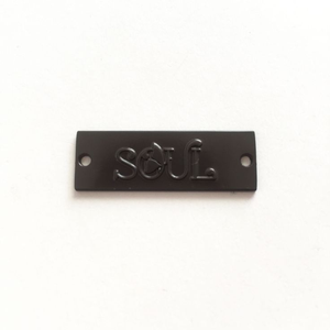 Étiquettes de vêtements en coton tissé écologiques avec logo de marque personnalisé, étiquettes nominatives gravées en couleur personnalisée pour les vêtements, vente directe d'usine - Product Image 6