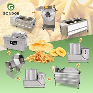 Nouvelle ligne de production entièrement automatique à haute productivité pour la fabrication de mini-chips de patate douce frites et de frites - Product Image 1