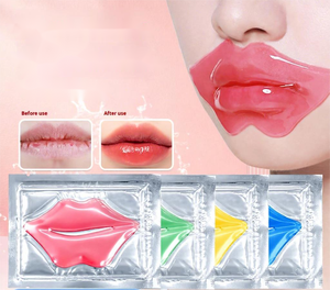 Masque <span class=keywords><strong>pour</strong></span> <span class=keywords><strong>les</strong></span> lèvres en feuille <span class=keywords><strong>pour</strong></span> femmes avec collagène et acide hyaluronique <span class=keywords><strong>pour</strong></span> raffermir, réparer, hydrater et hydrater, retenir l'eau <span class=keywords><strong>pour</strong></span> adultes - Product Image 1