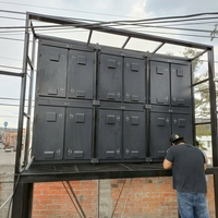 Écran d'affichage LED publicitaire numérique pour installation fixe extérieure, Mexique, Projets P5 P6 P8 P10, 2,88 x 1,92 m