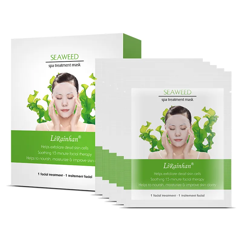 OEM Hersteller Maske Blatt Haut Feuchtigkeit creme Anti-Falten Halten Sie straffen Kollagen Crystal White ning Algen Gesichts maske