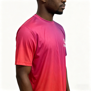 Camiseta Personalizada con el Logotipo de <span class=keywords><strong>Digicel</strong></span>, de Secado Rápido, en Poliéster, Uniforme Promocional para Telecomunicaciones del Caribe - Product Image 3