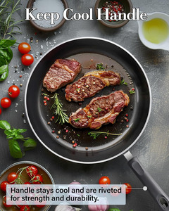 Modern Home Kitchen Cookware Set Factory Direct 11-Piece Marble Non-Stick Aluminum <b>Pot</b> with Plastic Handle Metal Material - Product Image 5