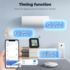 Nhà văn phòng nhiệt độ độ ẩm cảm biến hỗ trợ Alexa điều khiển bằng giọng nói với tuya Wifi phổ <span class=keywords><strong>IR</strong></span> điều khiển cho DVD, <span class=keywords><strong>TV</strong></span>, Fan - Product Image 4