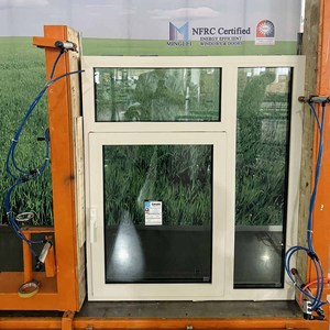 Thiết kế hiện đại nghiêng nhôm trắng quay vào trong cửa sổ mở cửa sổ kính đôi với màn hình có thể tháo rời - Product Image 2