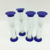 Set 6 plastik pasir Timer jam pasir 30 detik 1 2 3 5 10 menit setiap Set
