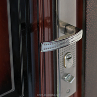 Puerta de Seguridad de Acero Premium, Placa de Acero Gruesa, Impermeable, Aislada, Galvanizada, para Entrada de Viviendas y Edificios