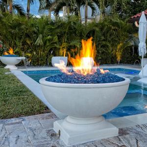 เศษแก้วบดละเอียดขนาดใหญ่สีสันสดใสเป็นมิตรต่อสิ่งแวดล้อมเศษแก้วบดใช้ในสวน - Product Image 2