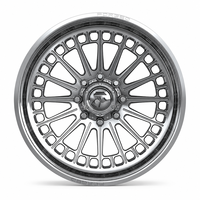 Jantes en alliage d'aluminium forgé personnalisées avec logo, 22-26 pouces, argentées, légères, pour voitures particulières, rénovation/amélioration, certifiées ISO9001