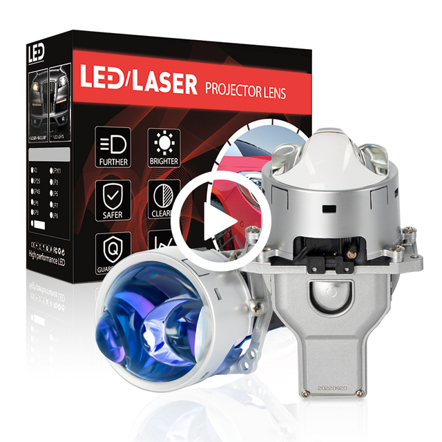 Factory Special Dual Laser Project Lens Special Long Beam High Beam Beautiful Cut-off Line Easy to Install