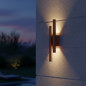 Lampe murale moderne et minimaliste marron, nouveau style, pour chambre principale, simple et idéale pour les murs extérieurs de villa - Product Image 3