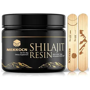 Cá nhân thương hiệu bán buôn tốt nhất shilajit nhựa Hữu Cơ tinh khiết Himalaya hiệu lực tối đa tự nhiên với 85 + dấu vết khoáng chất nhựa