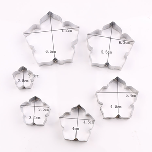 6 uds Morning Glory Fondant Cutter Set reutilizable flor galleta pastelería herramienta de fabricación de magdalenas caseras molde de decoración - Product Image 3
