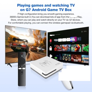 NKIWI G7 <strong>Android</strong> Set-top Box 4K Smart TV <strong>Game</strong> Console with Dual 2.4G 5G Wifi Wireless <strong>Controller</strong> Video <strong>Game</strong> Console - Product Image 2